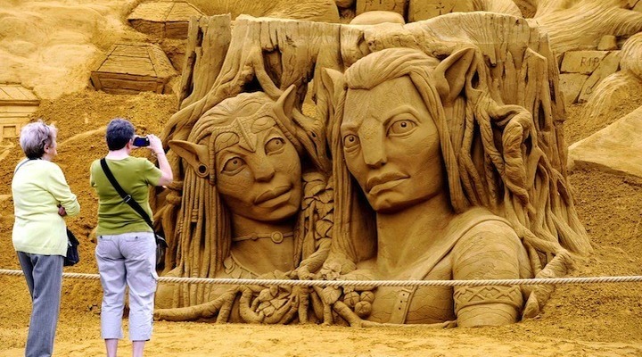 13th festival of sand sculptures