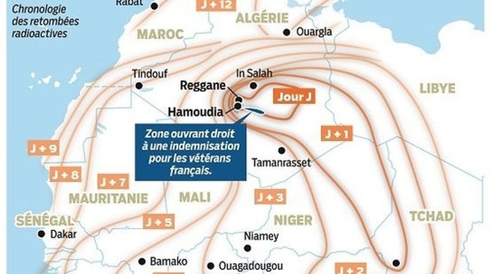 Fallout from France"s 1960 atomic bomb tests hit southern Europe