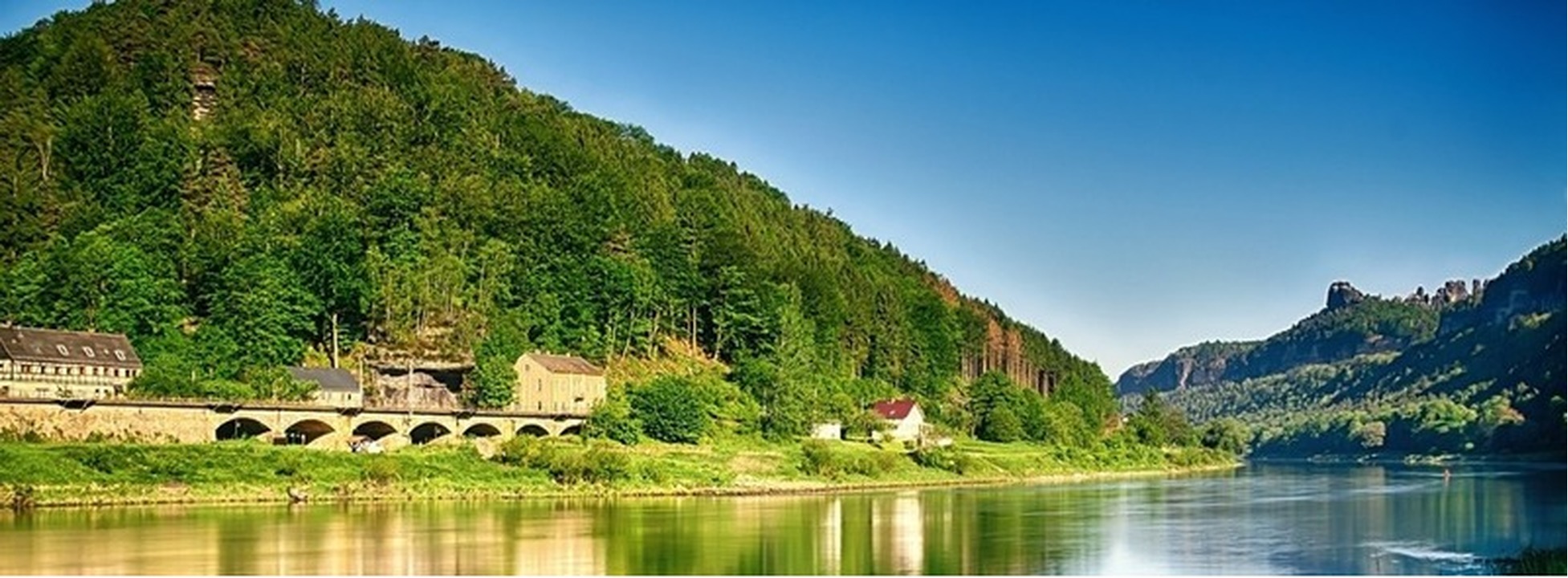 Flusslandschaft Elbe