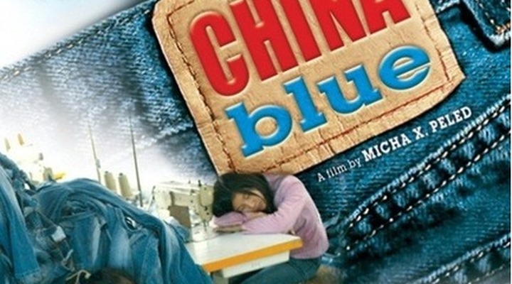 Chiny w kolorze blue