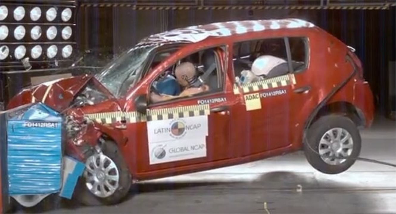 El vergonzoso resultado del Renault Sandero en los LatinNCAP