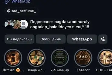 Алматы | Аккаунты инстаграм и тикток по продаже парфюма | KZ624601