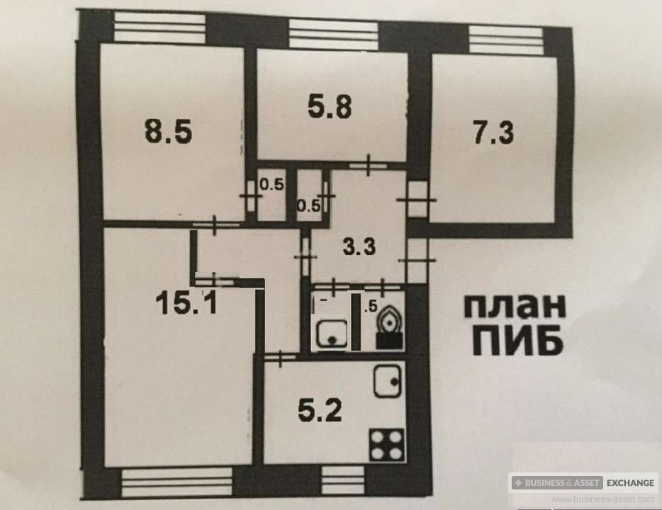 План квартиры пиб