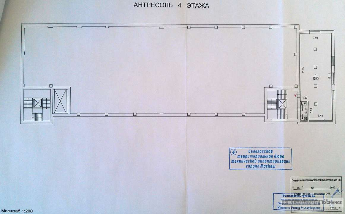 План антресольного этажа